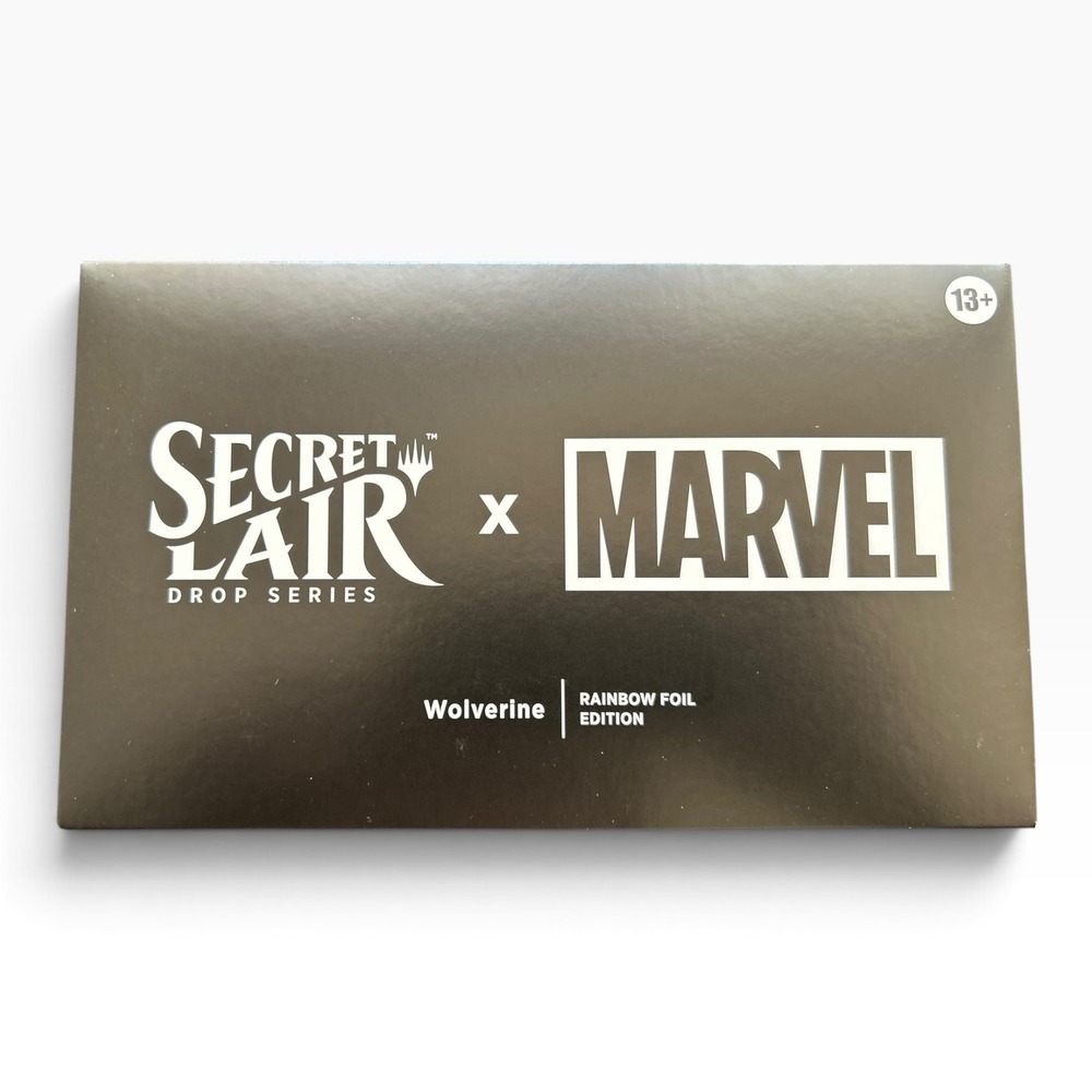 Magic The Gathering Secret Lair x Marvel Wolverine Rainbow Foil Edition NEW